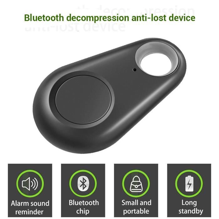 Bluetooth Traceur Intelligent Localisateur d'object Bleu anti-perte suivi  Auto Moto Animal Clés pour enfant 3Pcs