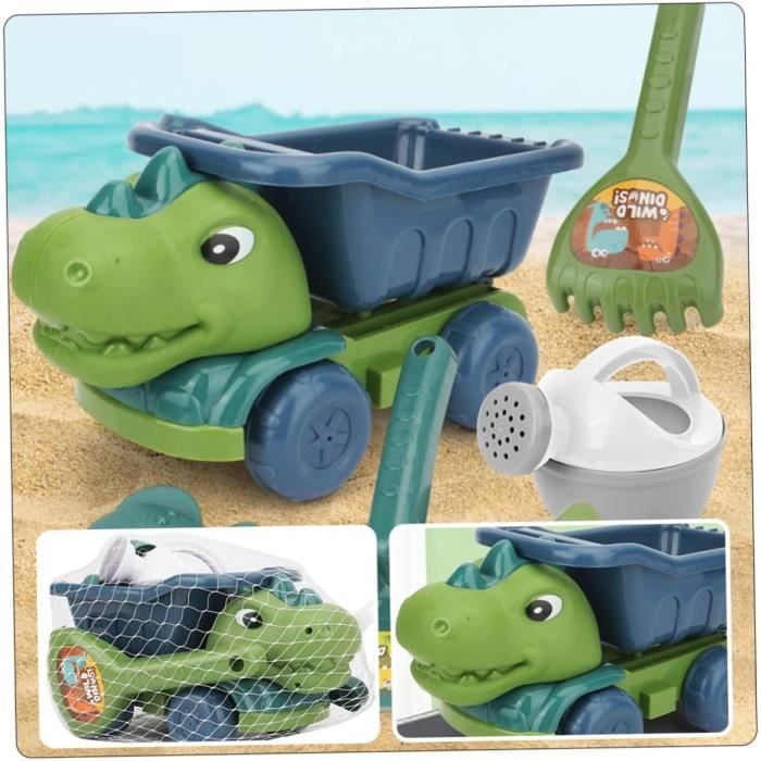 Dreamon – Ensemble De Plage Pour Enfants 3-5 Ans – Seaux Pliables, Tamis, Pelles, Râteaux Et Sacs Filet – Idéal Pour Le Sable Et Les Coquillages