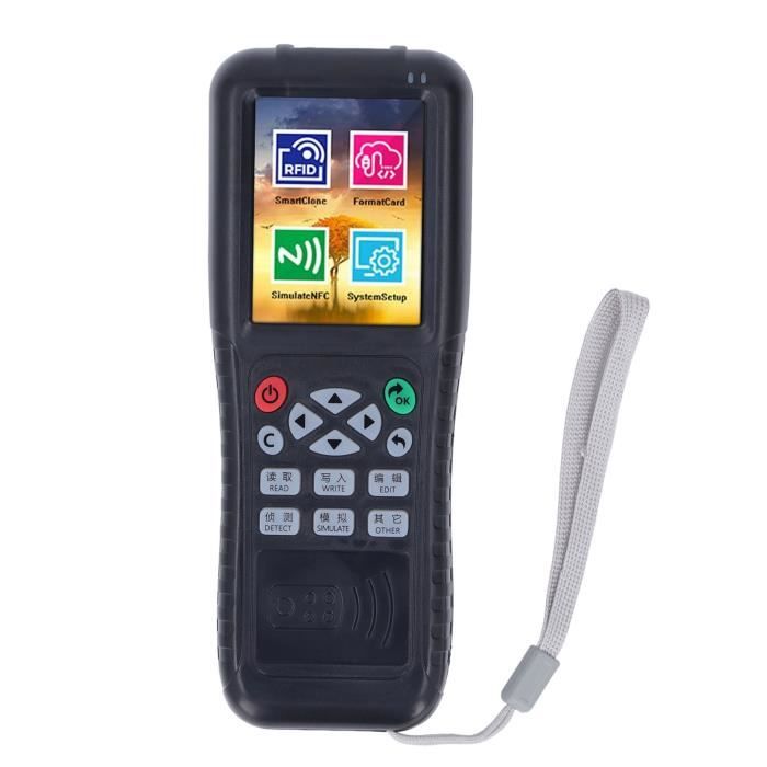 Copieur de Carte D'identité, Copieur de Lecteur de Carte RFID Portable avec  6 étiquettes Inscriptibles et 6 Cartes pour la - Cdiscount Bricolage