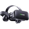 LYVRYJ VR Casque Lunettes 3D Casque de Réalité Virtuelle VR Lunettes Lunettes Films Pack avec télécommande pour 4,0-6,0 Pouces Smart-2