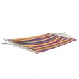 casa.pro hamac XXL avec cadre (multicolore) (150 x 300 cm) siège suspendu - balançoire suspendue - hamac-2