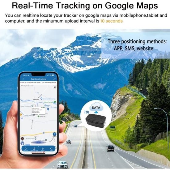 Traceur GPS 4G Ultra Longue Autonomie Jusqu'à 240 Jours