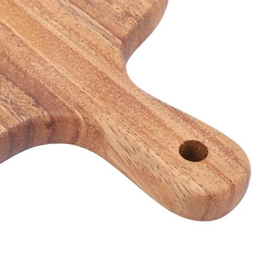 Planche à Pizza En Bois De Bouleau QUARKZMAN 38 X 26 X 0,6 Cm - Pelle à Pizza Avec Manche Long - Pour Four Et Découpe