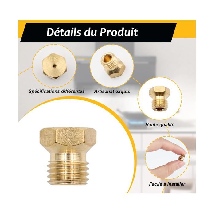 7 Pcs Gicleur Gaz Butane Universels 0.5x1, 0.65x1, 0.7x2, 0.87x2, 1 — free download