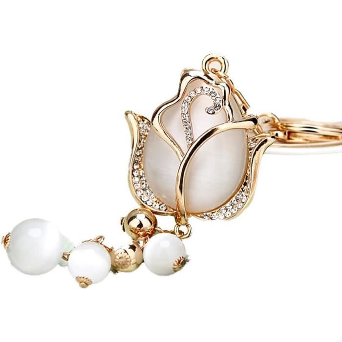 WYAN 18 Pièces 15cm Couleur Fil Trousseau Porte Clés,Acier