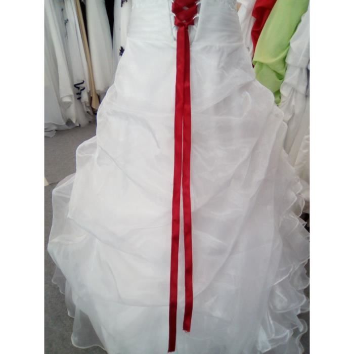 Lacet ruban bordeaux top