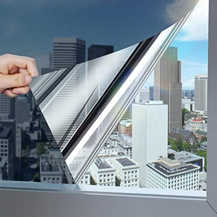TSER 72% - Effet miroir - Film solaire adhésif anti-chaleur bronze