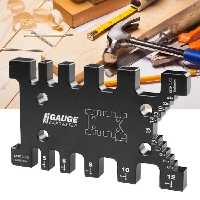 Jauge De Profondeur Disque De Frein Et Pneu 0-60mm - Précision 0,1mm - Outil Métrique Professionnel