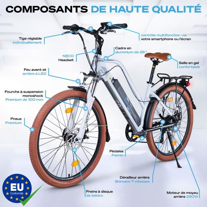 BLUEWHEEL E Bike BXB85 26