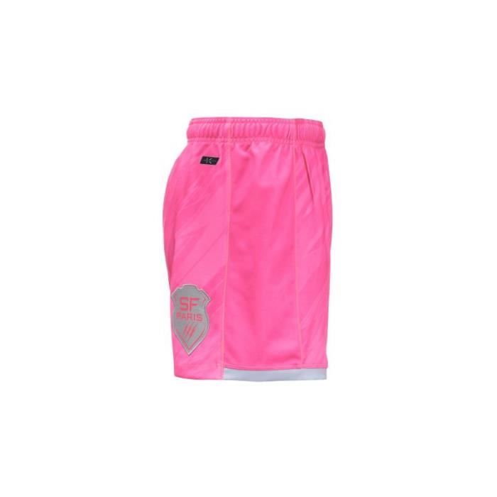 Short de Rugby KAPPA Stade Français Paris Rose Adulte