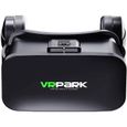 LYVRYJ VR Casque Lunettes 3D Casque de Réalité Virtuelle VR Lunettes Lunettes Films Pack avec télécommande pour 4,0-6,0 Pouces Smart-3