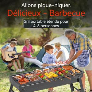 Barbecue Grill, Barbecue Extérieur, Barbecue Portable Domestique