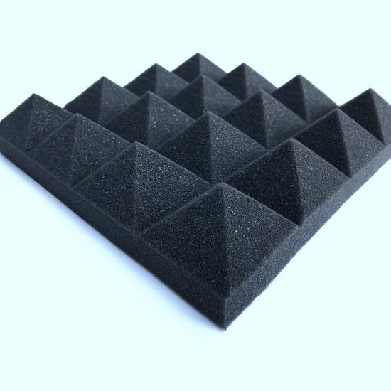 Zhoujinf-Panneau de mousse haute densité 50 x 50 x 3 cm Absorption acoustique acoustique