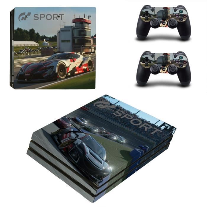 Gran Turismo Sport & GT Sport PS4 Pro autocollant pour Console Sony  PlayStation 4 et 2 manettes PS4 Pro autoc - Cdiscount Informatique