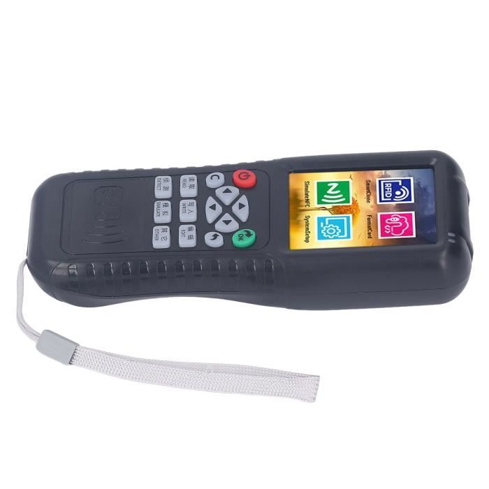 Copieur de Carte D'identité, Copieur de Lecteur de Carte RFID Portable avec  6 étiquettes Inscriptibles et 6 Cartes pour la - Cdiscount Bricolage