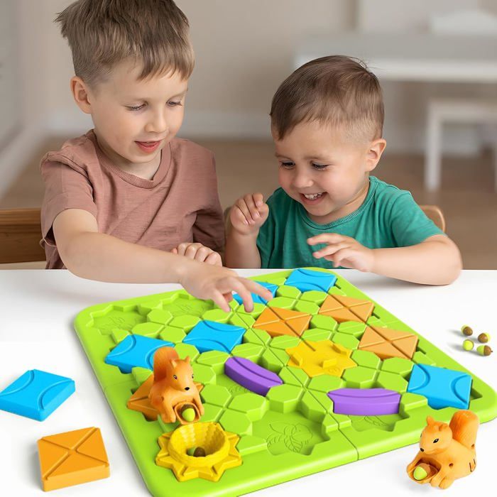 hunloot STEM - Jouets de jeu de société, jouets casse-tête pour enfants de 4 à 8 ans, jeux de