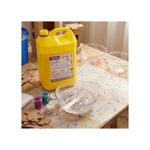 Seau à peinture transparent, vide avec un volume de 2,5 ltr, avec Seau à peinture transparent, vide avec un volume de 2,5 ltr, avec