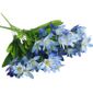 Beau Bouquet De Fleurs Artificielles Bouquet Dorchidée Décoration Artificielle 2 Bouquets Bleu
