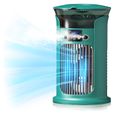 1 Mini climatiseur, réservoir 880 ml, 3 vitesses, oscillation 180°, USB, bureau camping .