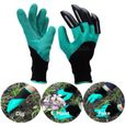Gants de jardinage avec griffes pour creuser et planter - The Garden Genie Gloves-0
