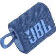Enceinte portable étanche JBL GO 3 Eco Bleu-0