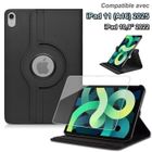 HOM2SEEKER Coque compatible avec iPad A16 (11") - Rotation 360° Antichoc Housse tablette pour Apple iPad 11" 2025 / 10,9" 2022, Noir