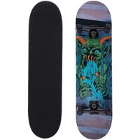 Skateboard Complet 31" Planche à roulettes avec Roulement ABEC-11, Skateboard pour Enfant/Adulte/Garçon/Fille - Vert