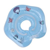 Hililand cercle d'anneau de bain Anneau de natation nouveau-né collier flottant gonflable jouet de piscine pour bébé de 0 à 18