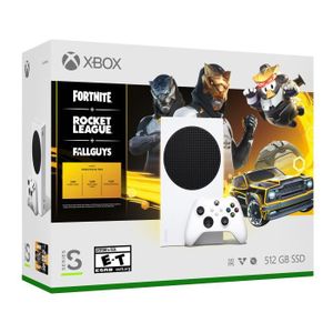 CONSOLE XBOX SERIES X Pack Xbox Series S + 3 jeux (Rocket League, Fallgu