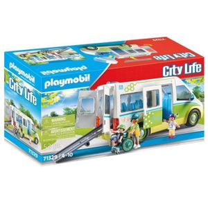 UNIVERS MINIATURE Playmobil 71329 Bus Scolaire - City Life - avec Tr
