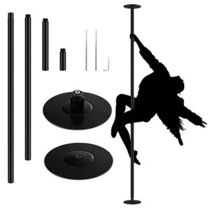 PRIOR FITNESS Barre Pole Dance Ensemble de bâtons de Danse Amovibles de 45  mm pour entraînement de Club, fête, pub, Maison (Noir) en destockage et  reconditionné chez DealBurn