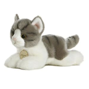 Peluche Chat Gris Cdiscount