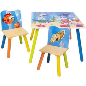 TABLE ET CHAISE Ensemble de Table et chaises pour Enfant, Set 1 Ta