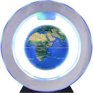 GLOBE TERRESTRE Globe Flottant Maglev de 4 Pouces, Globe Terrestre Flottant avec Boule de Terre Rotative Anti-Gravité avec Lumière LED de Couleur   