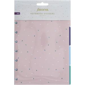 Filofax Filofax 250192 Lot de 6 intercalaires à onglets Blanc Format A5 