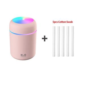 HUMIDIFICATEUR ÉLECT. Traitement de l'air,HiPiCok Humidificateur D'air À Ultrasons Diffuseur D'aromathérapie pour La Maison - Type Pink 5 Filters