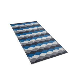 Tapis Gris Bleu