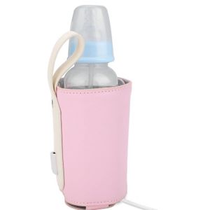 CHAUFFE BIBERON Drfeify biberon pour bébé Chauffe-biberon USB Portable, Thermostat d'isolation de stockage de lait de puericulture detachees Rose