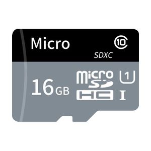 CARTE MÉMOIRE Carte TF carte Micro SD grande capacité 16 Go U1 c