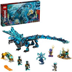 ASSEMBLAGE CONSTRUCTION LEGO® 71754 NINJAGO® Le dragon de l’eau – Jeu de Construction Ninja pour Enfants de 9 ans et plus