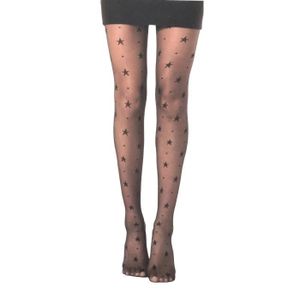 Collants Fantaisie Noirs Taille Super (4) - Polyamide - Neufs Sans étiquette - Marque L'empereur