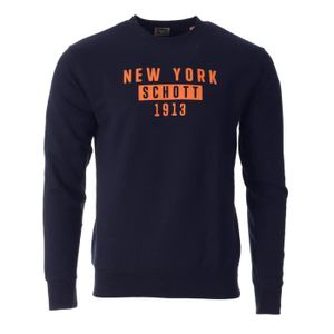 SWEATSHIRT Sweat Marine Homme Schott 752