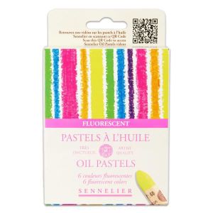 PASTELS - CRAIE D'ART Pastel à l'huile - Sennelier - Couleurs fluorescen