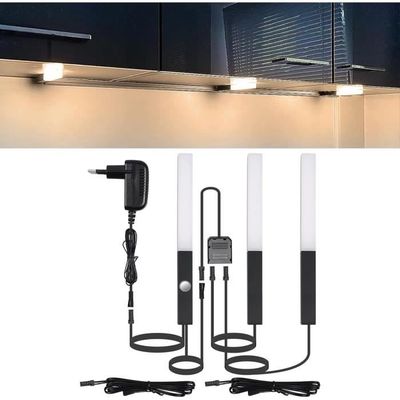 Eclairage LED Cuisine sous Meuble,Reglette LED Cuisine avec 3 Barres  Connectables,DC12V 7,5W 900LM,Contrôle Tactile Lumiere (X) - Cdiscount  Maison