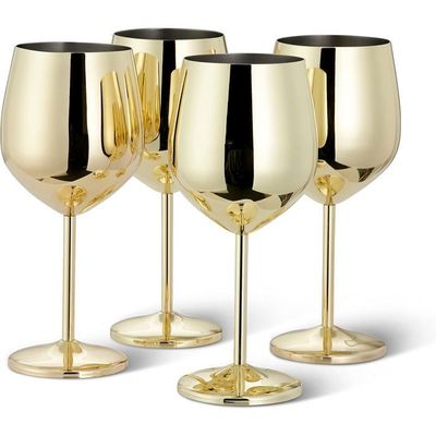 Spoontiques - Verre à Vin En Acier Inoxydable - Design élégant Et Durable