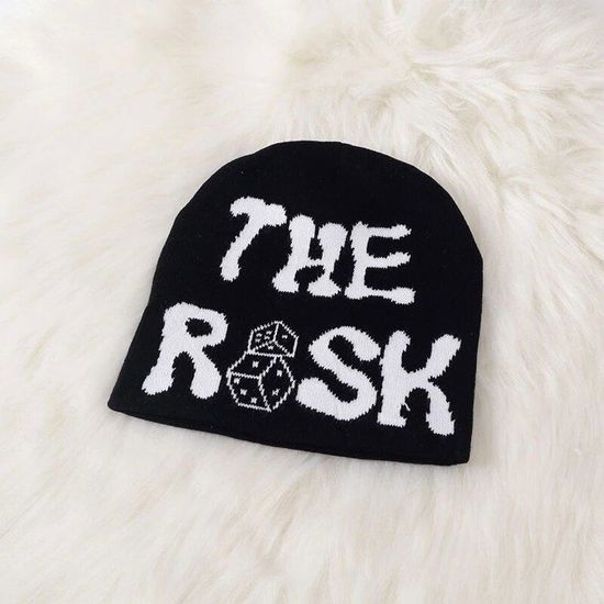Bonnet Double Couche Imprimé Singe - Chapeau D'hiver Chaud, Homme/femme, Taille Unique, Pour Ski, Sport, Quotidien