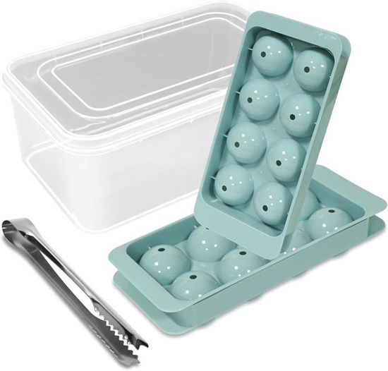 BAC A GLACON - SAC A GLACON 4 Pack Bacs à Glaçons En Silicone Avec