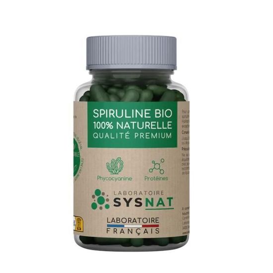 Spiruline BIO En Comprimés - 60 Comprimés - Pour La Santé Des Yeux - Laboratoires ILAPHARM