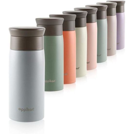 SIQITECH - Lot De 2 Tasses à Expresso Isothermes En Acier Inox - Double Paroi, 200ml/180ml - Pour Café Et Thé Chauds - 4