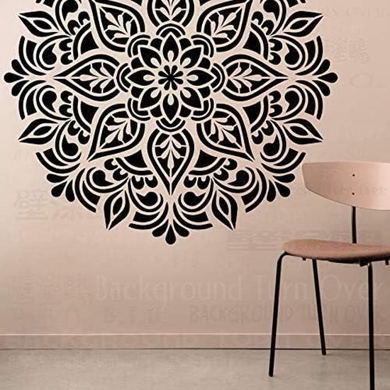 220cm Huge Giant Mandala Ceiling Indian Arabic Ethnic Round Stencils